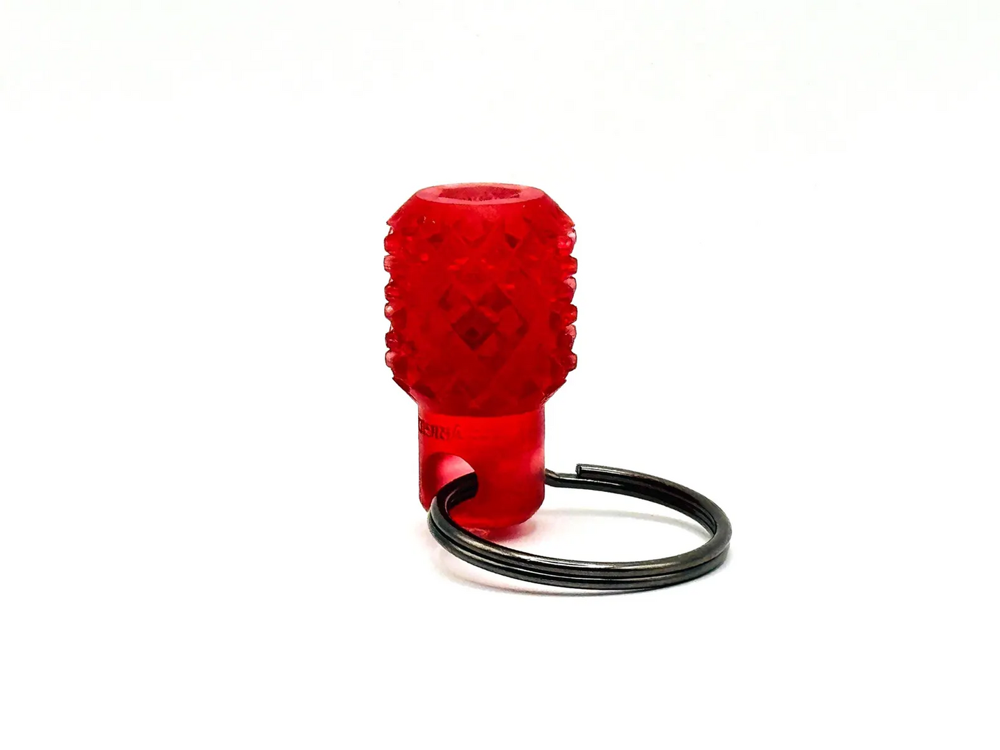 polyRIGID Keychain Screwdriver Transparent Red