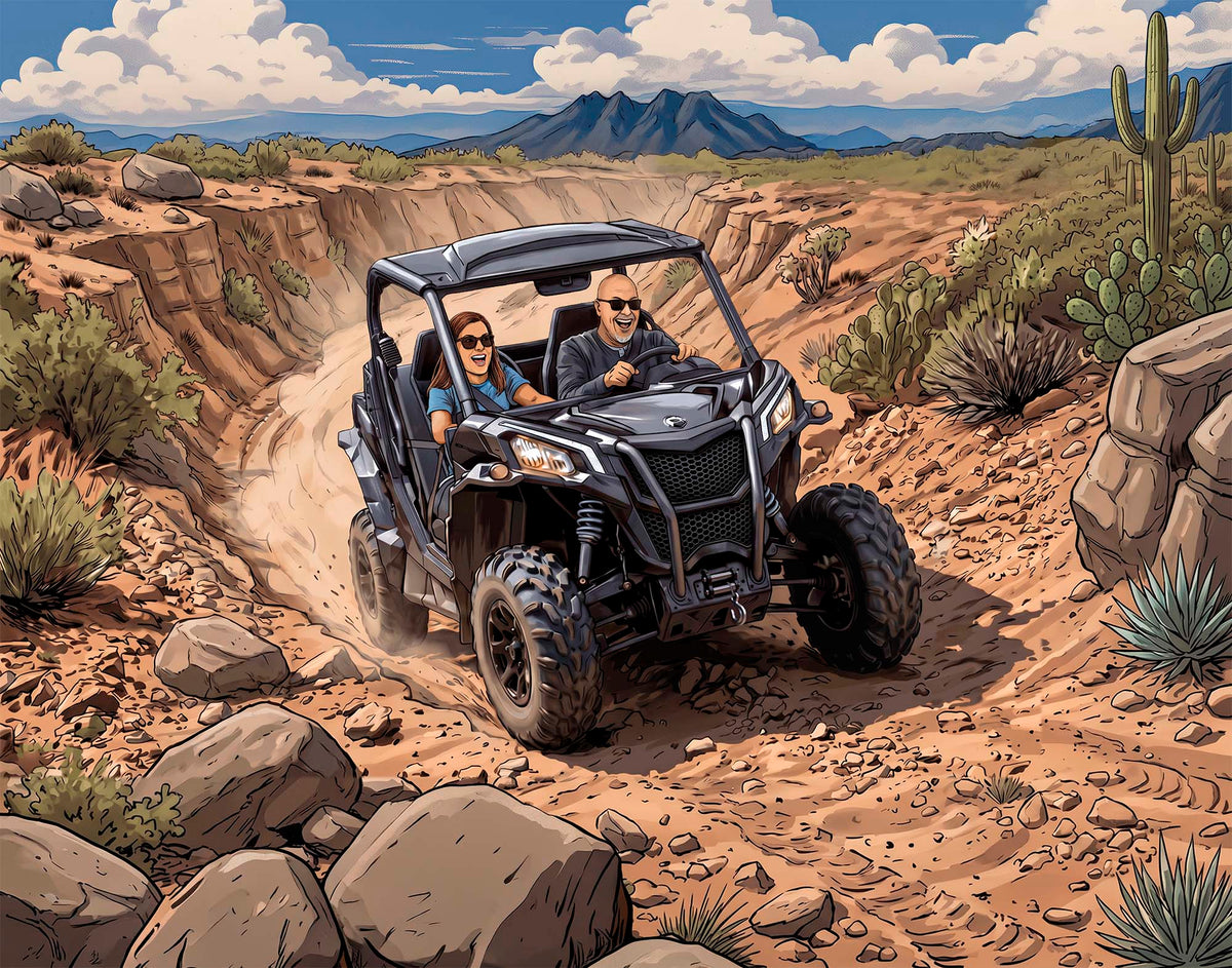 Custom Designed 3D Wall Art - Arid Desert Design