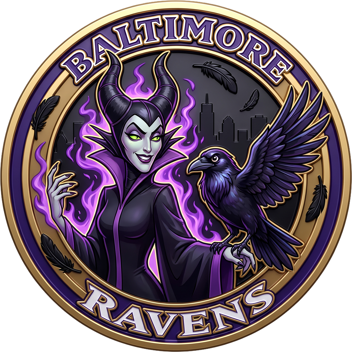 Disney & NFL Inspired 3D Challenge Coins - We Customize Crafts
