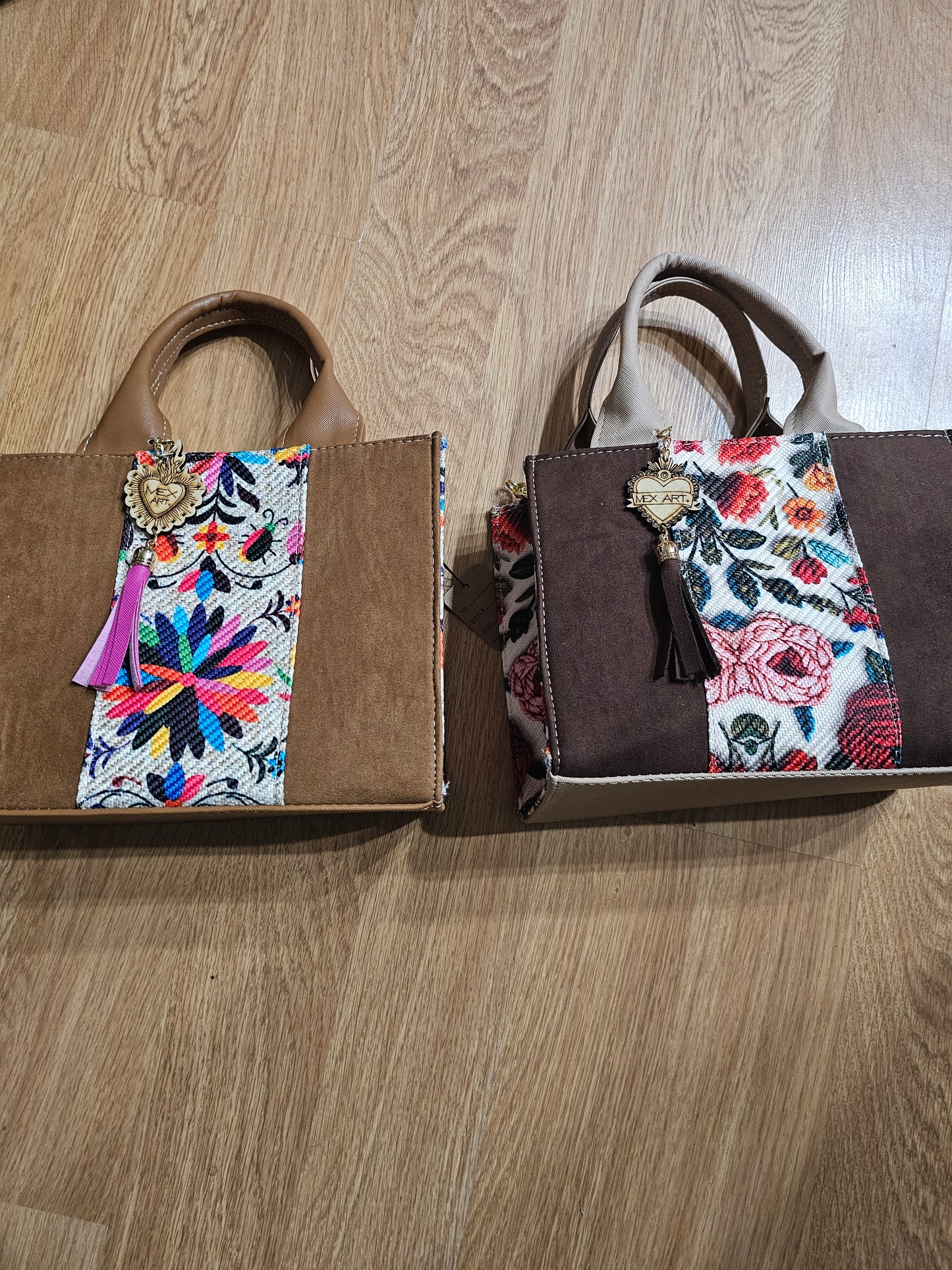 Bag - Yute Grabado Tote Chico  @amorfashionshop