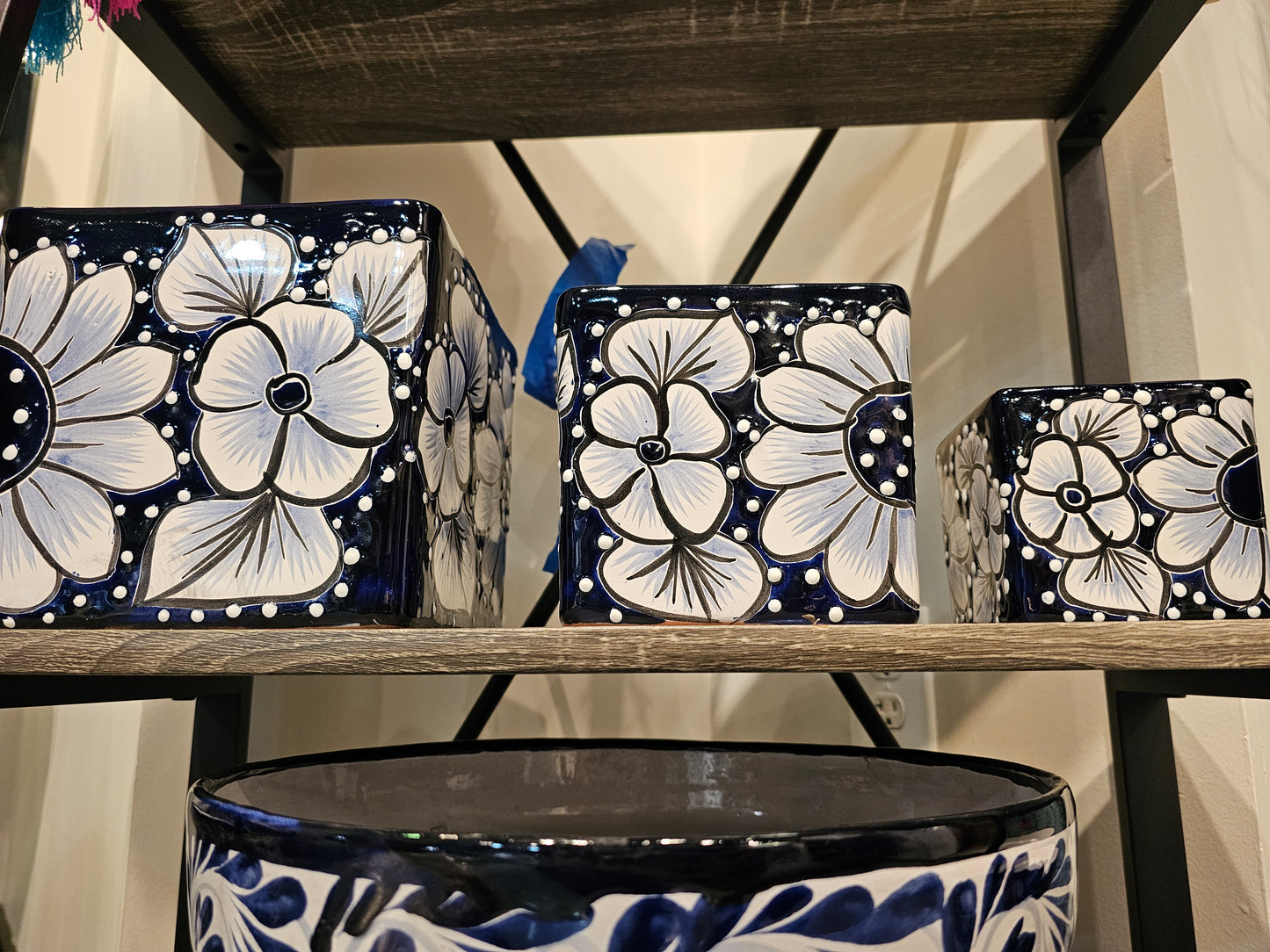 Talavera Pot Cube  #1  @amorfashionshop