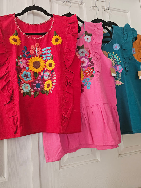 Hand Embroidered Top @amorfashionshop