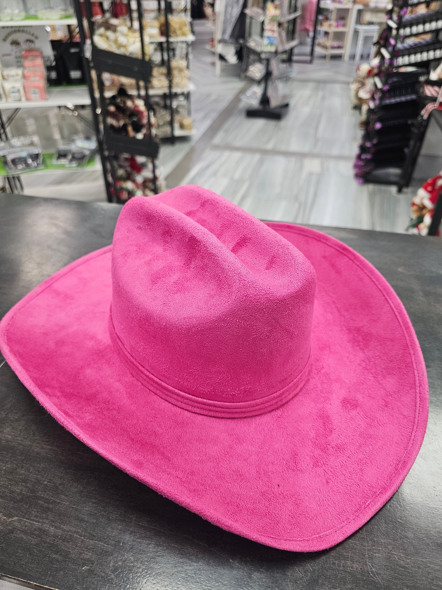 Hat Suede Western  @amorfashionshop.com