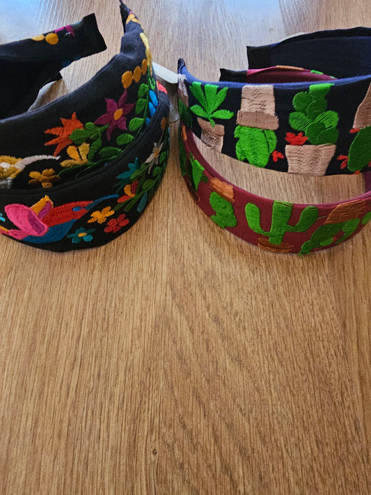 Headband Silk Embroidered @amorfashionshop