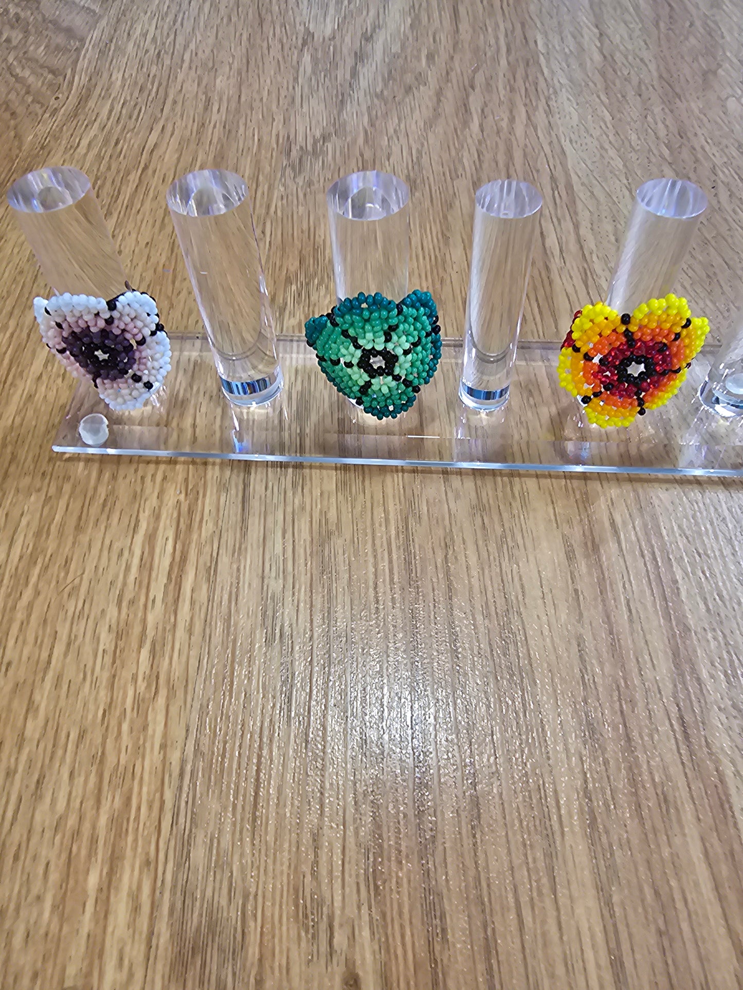 Ring Flower Beaded Ring @amorfashionshop