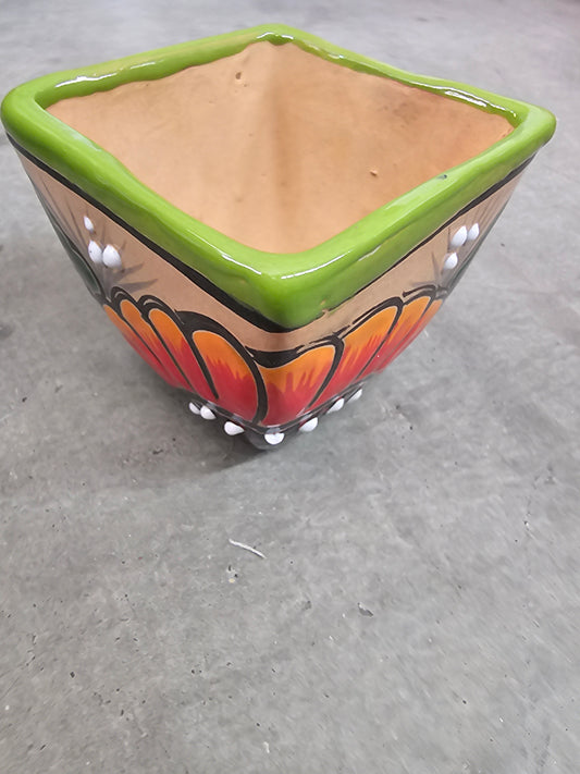 Talavera Pot Cube Small #1  @amorfashionshop