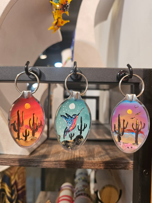 Keychain Painting on Spoon @amorfashionshop.com