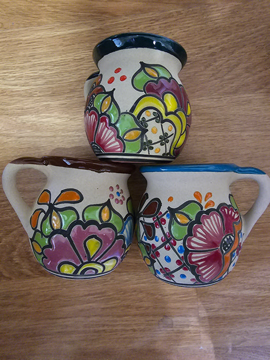Taza Barro Englobe con Trazo @amorfashionshop