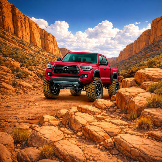 Toyota Tacoma Inspired Wall Art - Arid Desert Design
