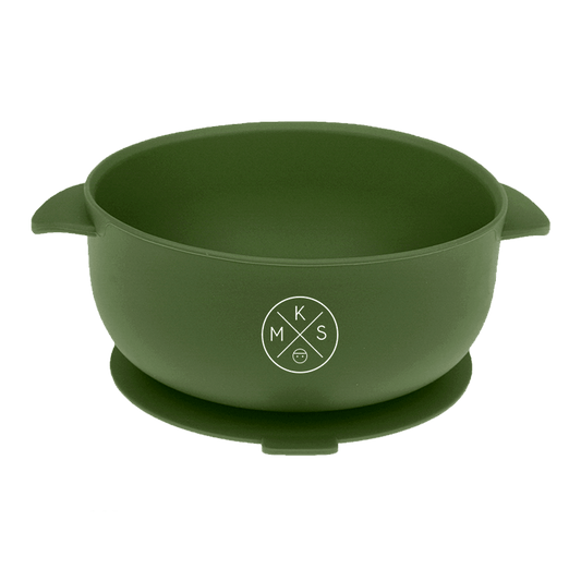 Silicone Bowl with lid - Forest Green - MKS MIMINOO