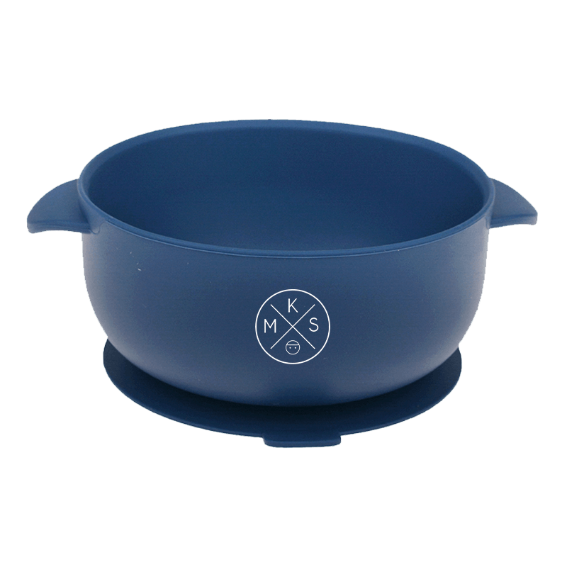 Silicone Bowl with lid - Navy - MKS MIMINOO