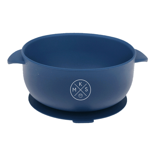 Silicone Bowl with lid - Navy - MKS MIMINOO