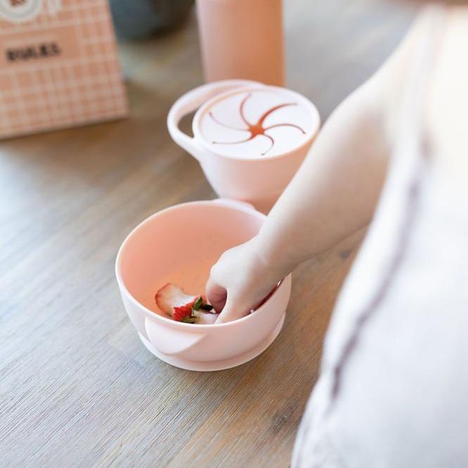 Silicone Bowl with lid - Navy - MKS MIMINOO
