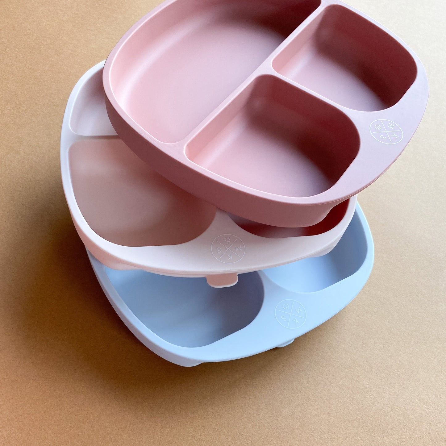 Silicone suction plate - Taupe - MKS MIMINOO