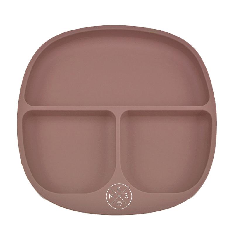 Silicone suction plate - Taupe - MKS MIMINOO