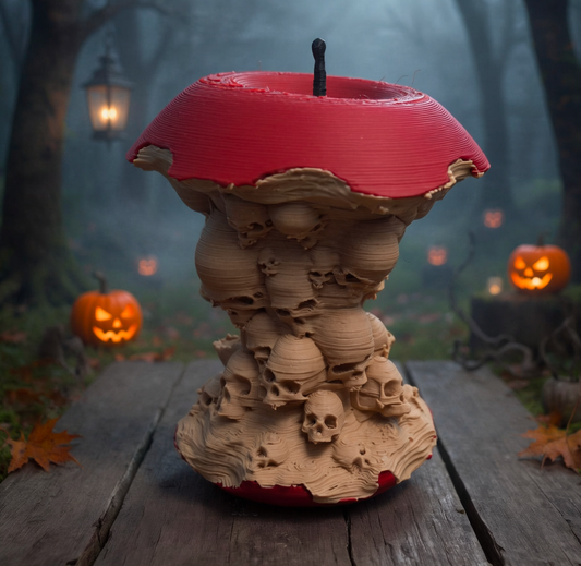 Skull Apple Inspired 3D Printed Duck - We Customize Crafts