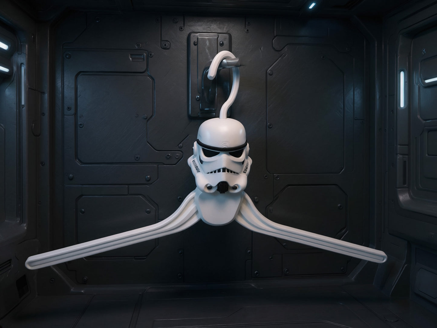 Stomtrooper  Inspired 3D Printed Clothes Hanger- We Customize Crafts