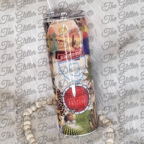 Arizona Life - 20 oz Skinny - Glitter Boss