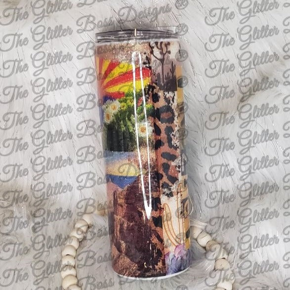 Arizona Life - 20 oz Skinny - Glitter Boss