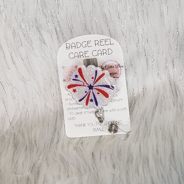 Badge Reels - Glitter Boss