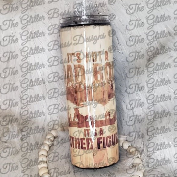 It's Not A Dad Bod - 20 oz Skinny - Glitter Boss