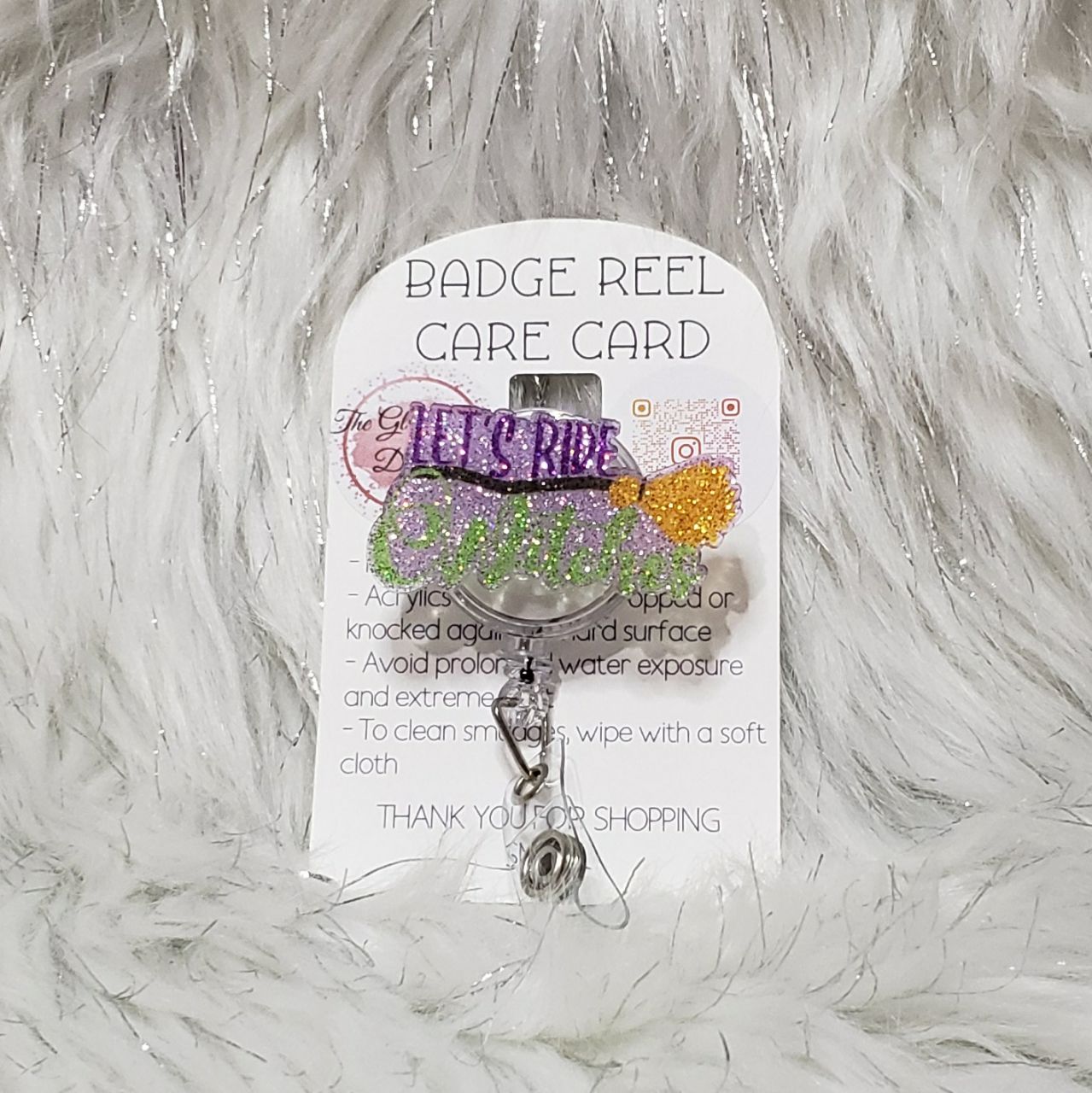 Badge Reels - Glitter Boss