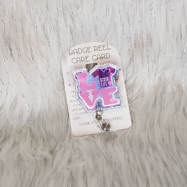Badge Reels - Glitter Boss