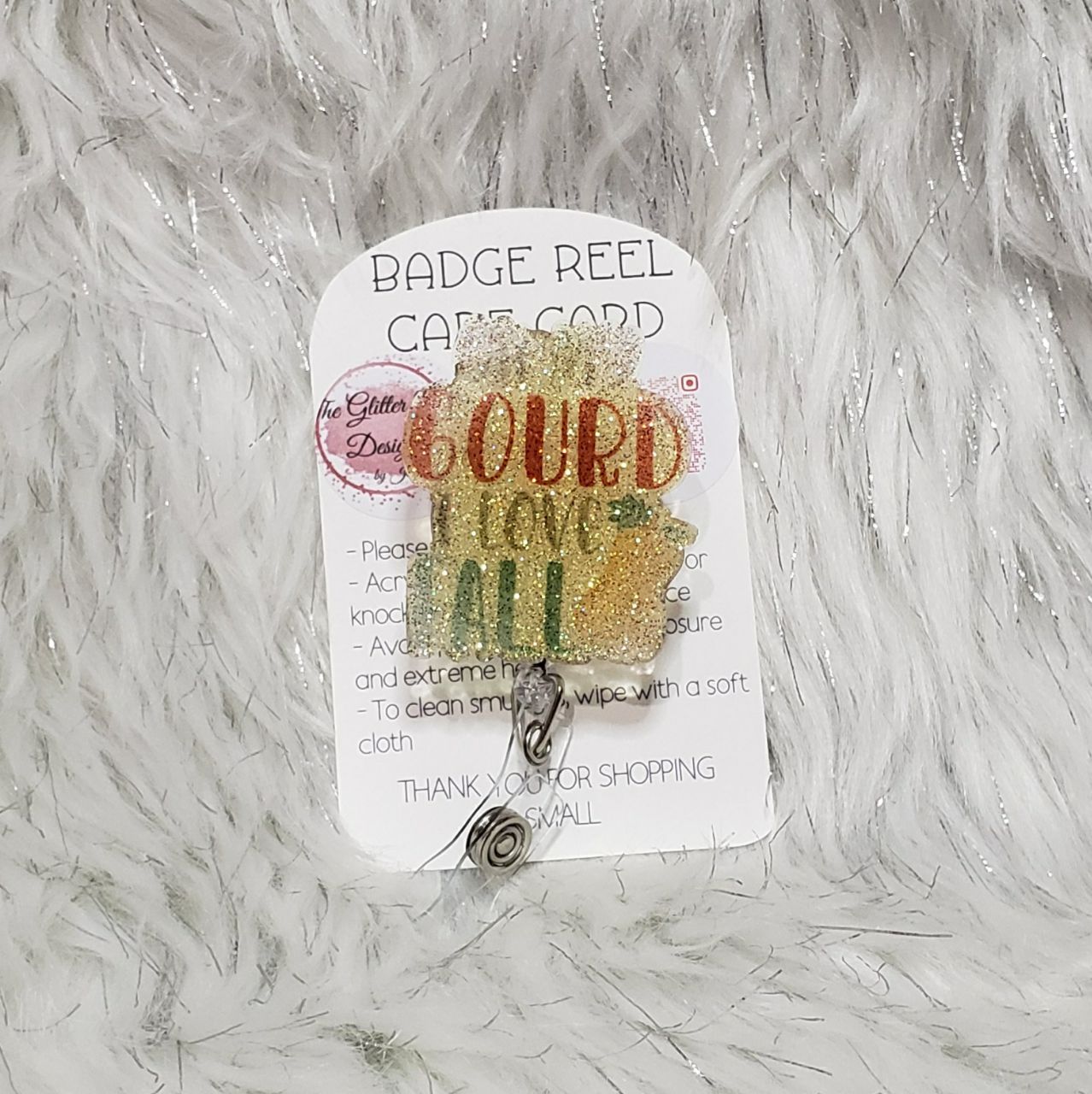 Badge Reels - Glitter Boss