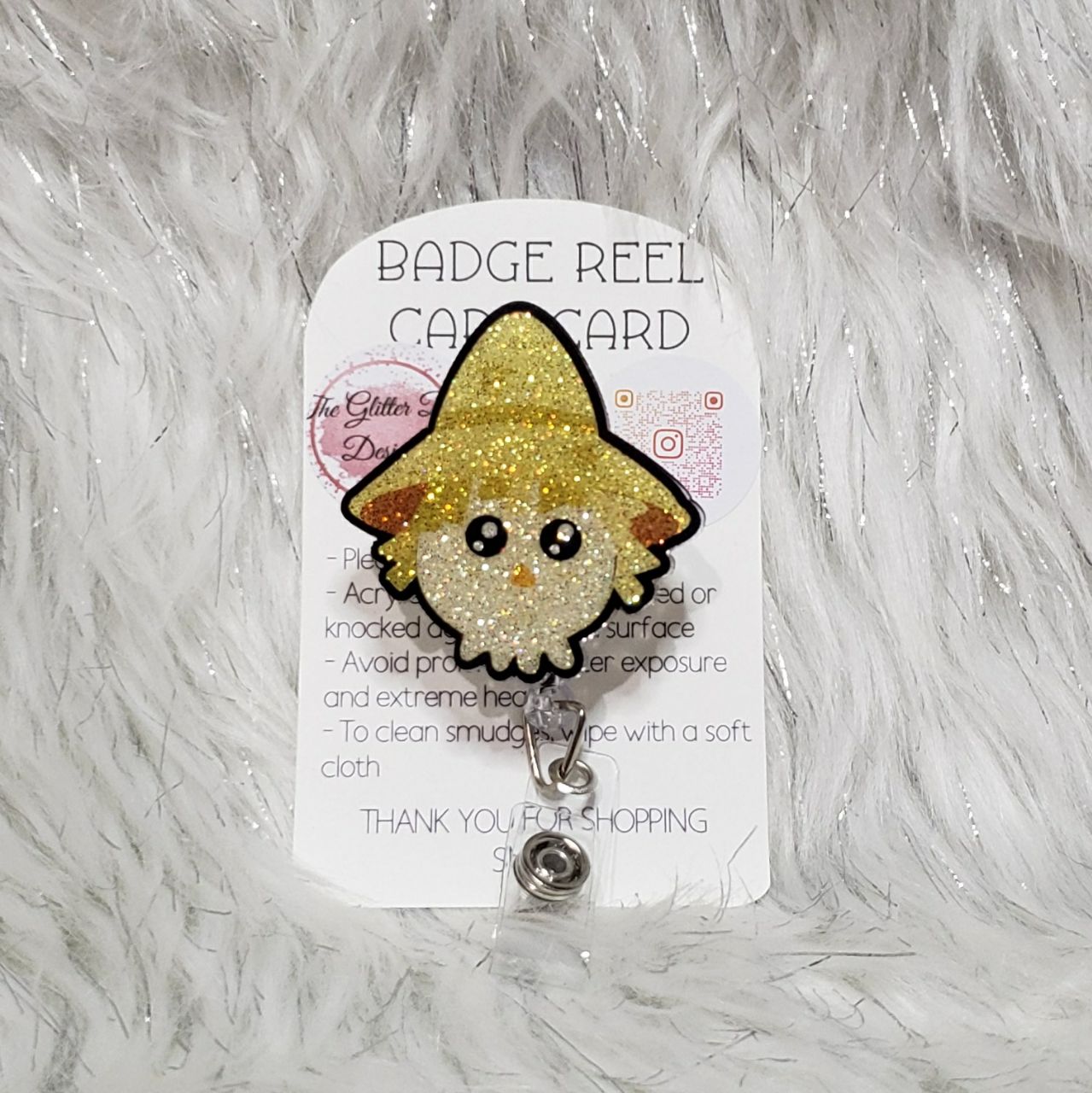 Badge Reels - Glitter Boss