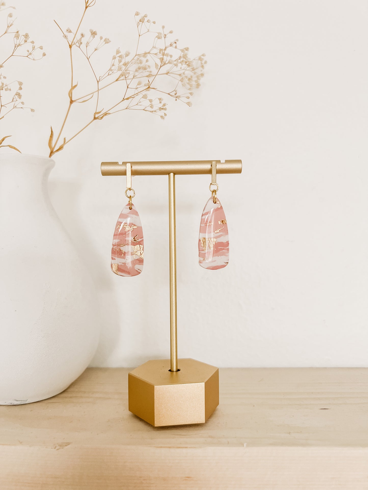River | Marble Earrings