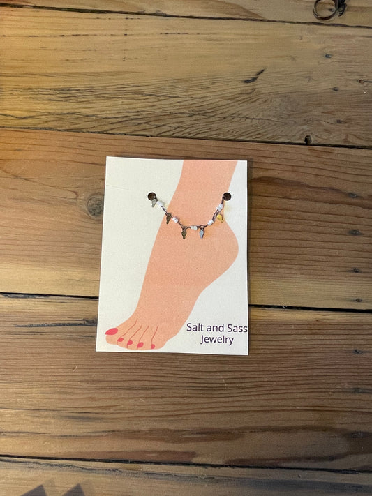 Vintage Chain Anklet-Salt and Sass