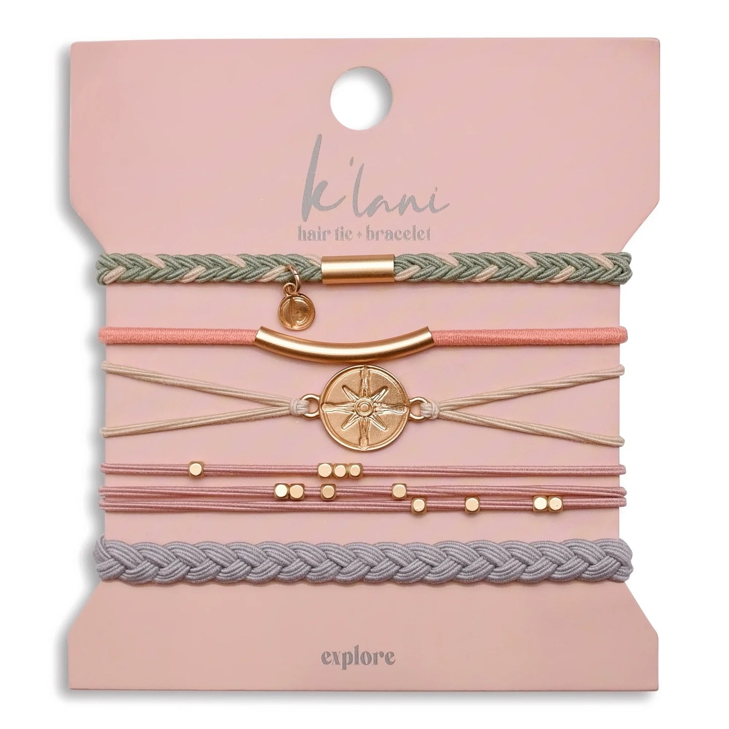 K'Lani Hair Tie + Bracelet - The Collective Market - STV